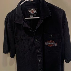 Harley Davidson Button-Up